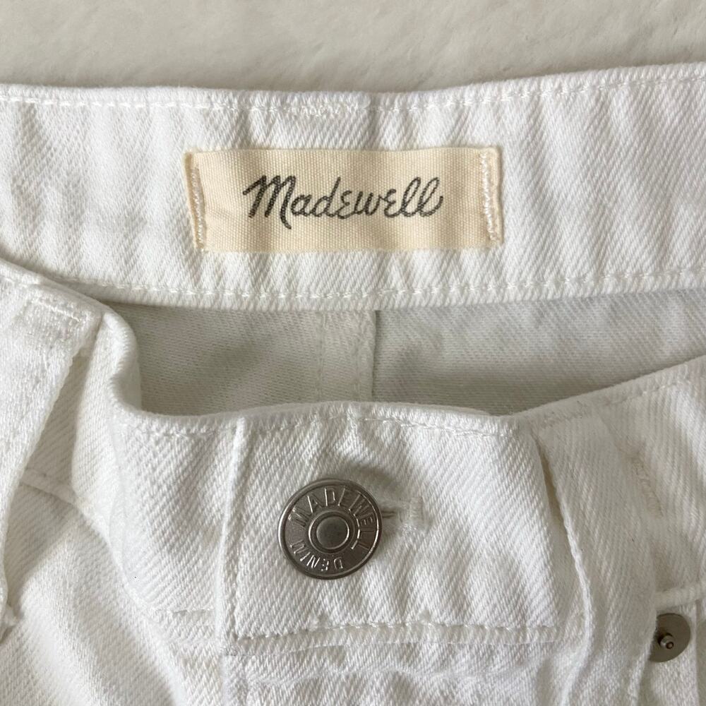 Madewell White Mini Denim Skirt - Picture 4 of 7